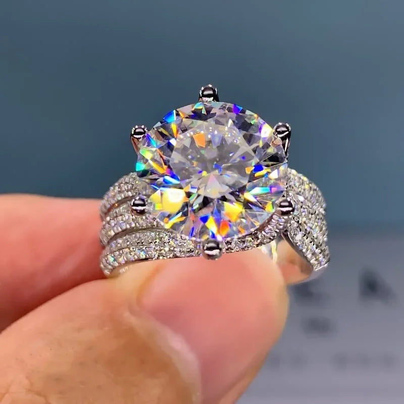 luckacco gorgeous solitaire zirconia bridal wedding rings gold color engagement party brilliant women jewelry anillos de mujer кольцо