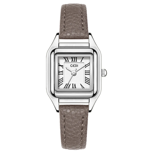 Luckacco Small and exquisite small square dial women's watch new light luxury retro belt watch ladies quartz watch
