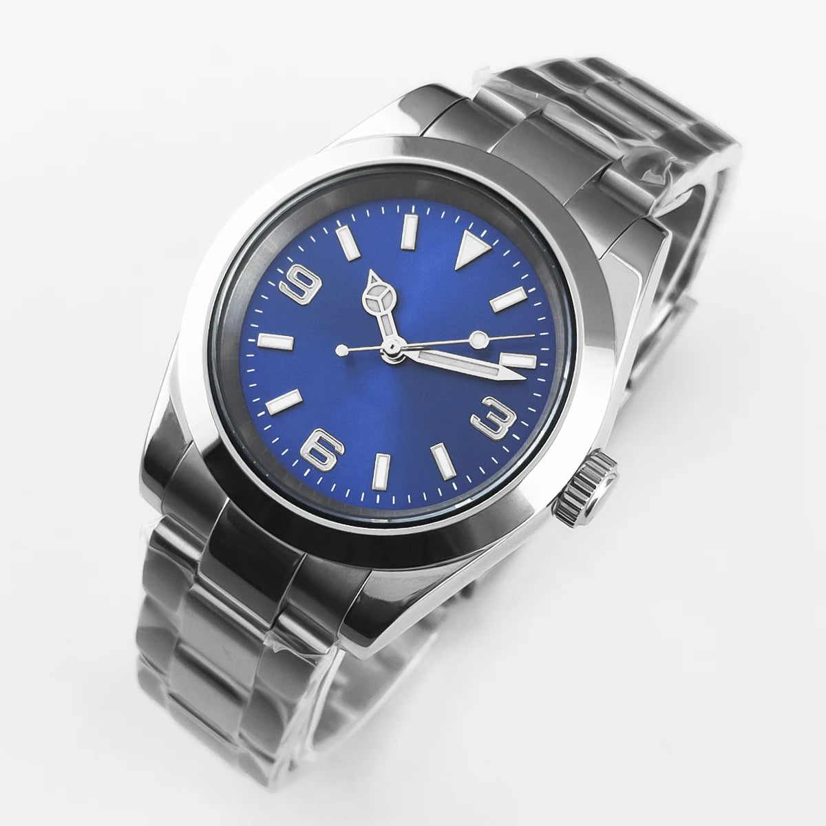 luckacco 36mm/39mm nh35 movement mechanical wristwatches stainless steel men watch sapphire glass 10bars for men women watches reloj