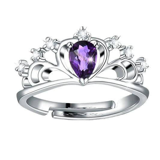 Luckacco European and American Fashionable Stainless Steel Women's Rings Party Repurchase Gifts