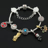 Luckacco Marvel Superhero Iron Man Pendant Bracelet, Avengers Infinity Stones, Thor's Hammer, Aesthetic Crystal Beads, Brand Jewelry