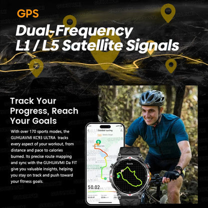Luckacco New Military T-Rex 3 Bluetooth Call Smart Watch GPS Compass Barometric Altimeter 10ATM Waterproof Sports Smart Watch