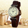 Luckacco Shsby New Fashion Hot-Selling Female Antique bronze leather watch ROMA Vintage Watch Women Dress Watches