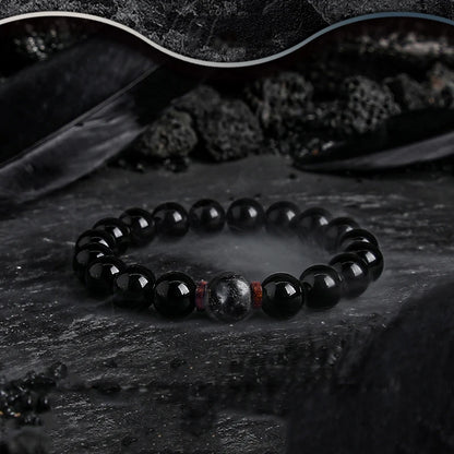 Luckacco 5A Real Natural Red Tiger Eye Beads Stone Bracelet Men Women Zircon Accessories Handmade Jewelry Gift for Girlfriend