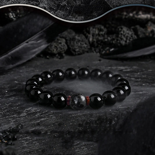 Luckacco 5A Real Natural Red Tiger Eye Beads Stone Bracelet Men Women Zircon Accessories Handmade Jewelry Gift for Girlfriend
