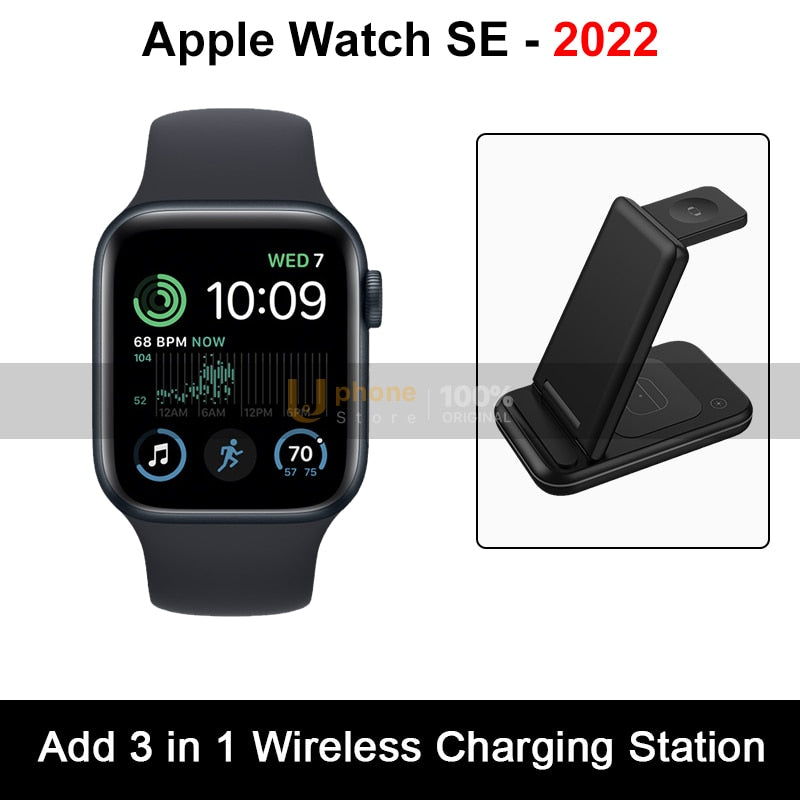 NEW Apple Watch SE 2022 iWatch SE 2 GPS 40MM/44MM Aluminum with Sport Band Smart Watch -  - Luckacco Jewelry and Watch Store