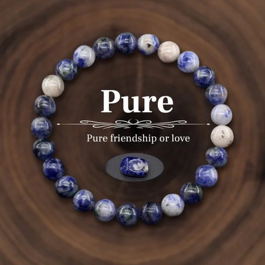 Luckacco Attract Money Wealth Health Pulse Hematite Natural Stone Beads Bracelet for Women Men Party Jewelry Accessories Gifts
