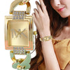 Luckacco Luxury Brand Women's Watch Fashion Elegant Style Metal Strap Square Trendy Quartz Watch for Women Woman's Wristwatch Clock