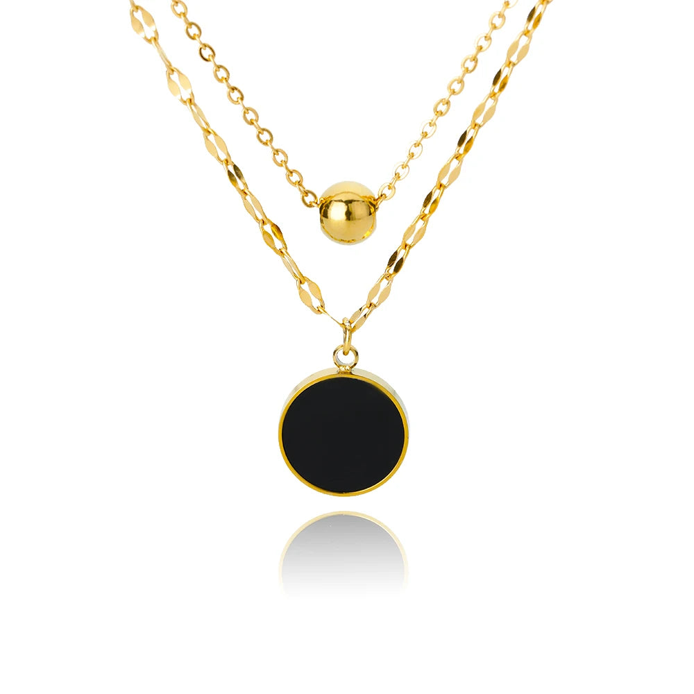 luckacco zircon heart cross necklaces for women vintage geometric surrounded by vines choker necklace aesthetic fashion jewelry gift 2025