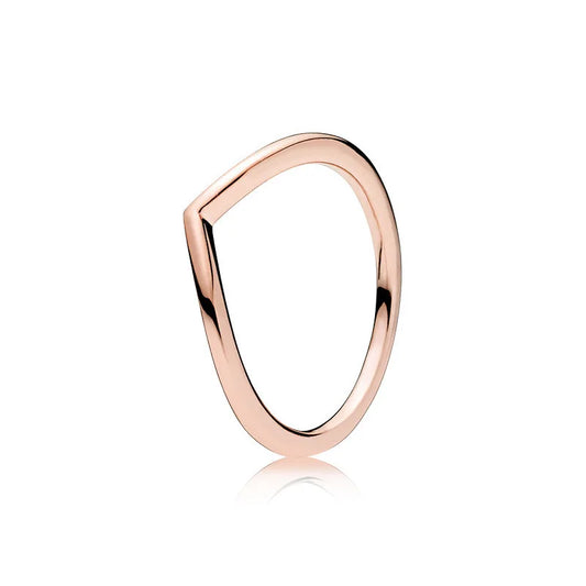 Luckacco 100% fashionable 925 sterling silver original heart-shaped water drop butterfly zircon charming ring for women's wedding jewelry
