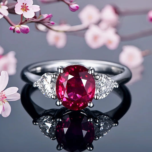 Luckacco European and American Fashionable Stainless Steel Women's Rings Party Repurchase Gifts