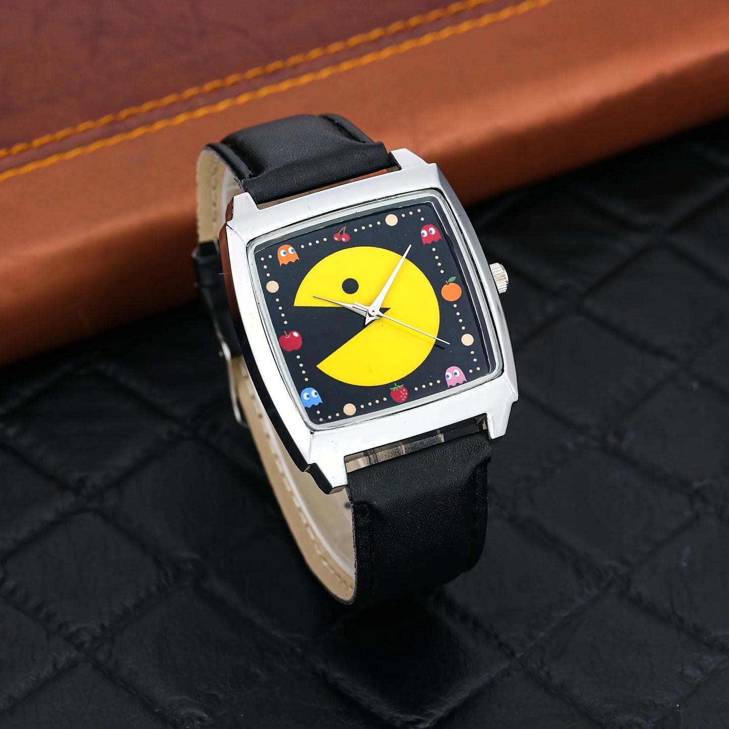 luckacco new big mouth cartoon watch for men and women fashion trend wine bucket men and women's watch for men and women