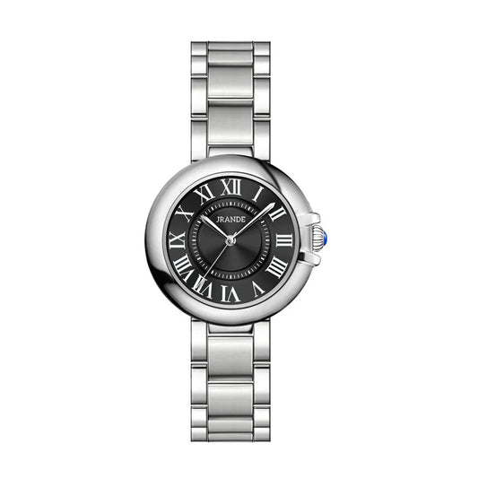 Luckacco Vintage Classic Blue Balloon Ladies Watch Roman Scale Dial Automatic Waterproof Luxury Student Quartz Watch Fashion Trend