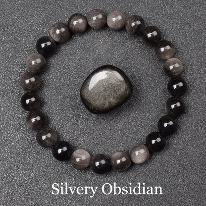 Luckacco Natural Dragon Blood Stone Bracelet Made of Real Natural Stones Beads Bracelets Gems Jewelry Women Men Genuine Bloodstone Jasper