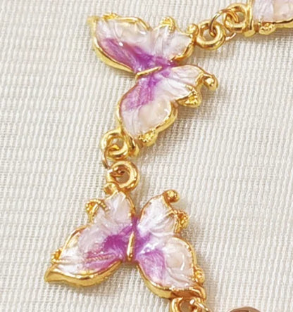 Luckacco Customized Bracelet Gold Butterfly Bracelet Customized Name Women's Jewelry Gift Valentine's Day Gift