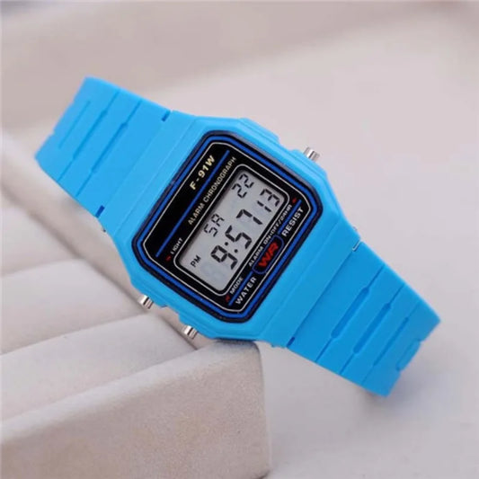 Luckacco Fashion Mens Watch Digital Led Luxury Stainless Steel Square Wristwatch Electronic Watches for Men Female Clock Reloj Hombre