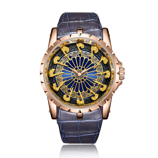 Luckacco UTHAI CQ312 Medieval style men's waterproof twelve knight quartz watch and the best choice for gift giving occasions