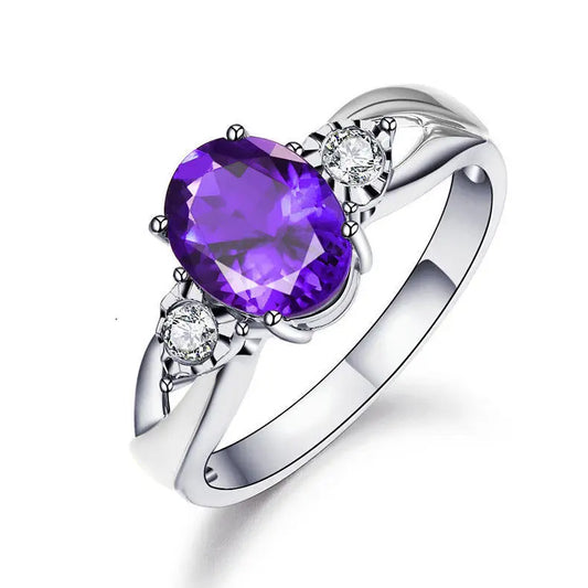 Luckacco European and American Fashionable Stainless Steel Women's Rings Party Repurchase Gifts