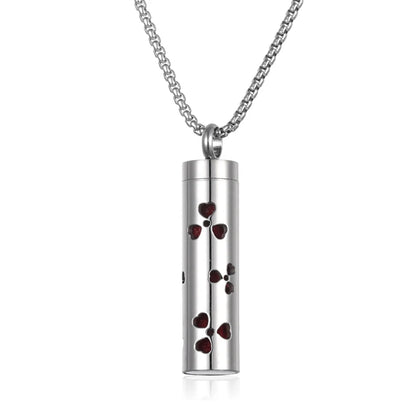 Luckacco Long Strip Stainless Steel Aromatherapy Necklace Perfume Diffuser Essential Oil Diffuser Pendant Necklace Jewelry Accessories