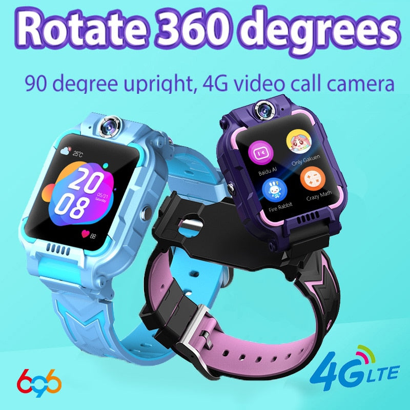 M85 Y9W Children Smart Watch 4G Kids GPS Position Safety Wristband Dual cameras Video Call Bracelet Sports Waterproof Kids Watch - luckacco