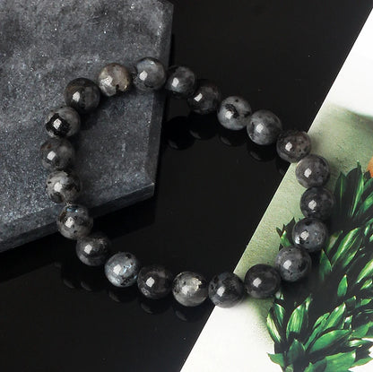 Luckacco Original India Labradorite Beads Bracelets for Women Reiki Natural Stone Blue MoonStone Charm Bangle femme bijoux Couple Jewelry