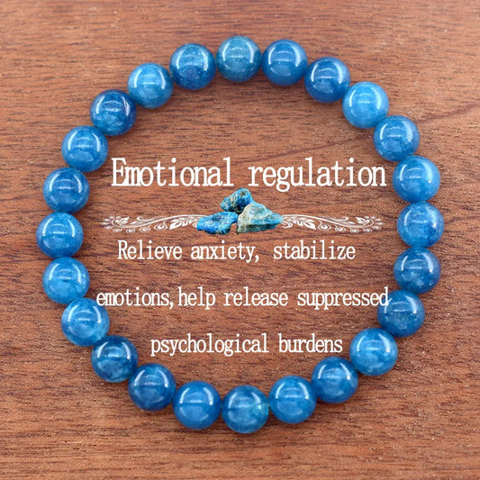 Luckacco Genuine Natural White Jade Bead Bracelet Women Men Round Jades Purify the Soul Stone Elastic Bangle Yoga Meditation Jewelry Gift