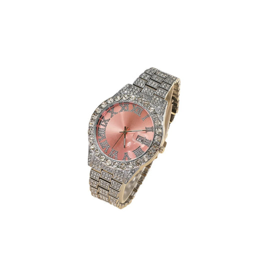 Luckacco New foreign trade explosive diamond-studded Roman fashion with calendar women's watch women's watch women's models
