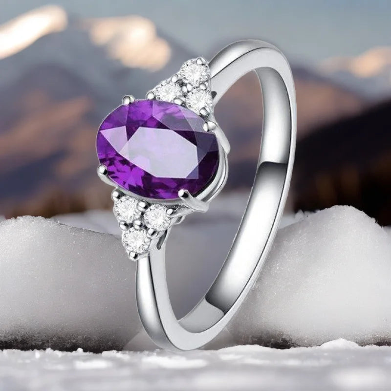 luckacco european and american fashionable stainless steel women's rings party repurchase gifts