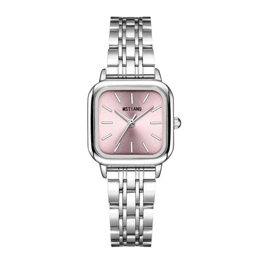 Luckacco Luxury Women Watch Top Brand Fashion Steel Belt Ladies Quartz Wristwatch Montre Femme Beautiful Gifts Luxury Ladies Watches