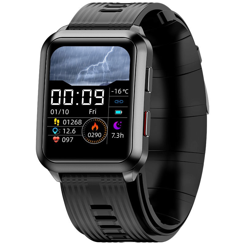 2023 New Health Care Smart Watch PM60 Air Pump Accurate Blood Pressure Oxygen Body Temperature Heart Rate Sleep Elder Smartwatch - luckacco