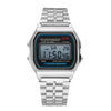 Luckacco Retro Square Electronic Watches Digital Display Women Men Watch Rose Gold Silver Luxury Ladies Wristwatches Relojes Para Mujer