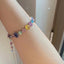 2023 New Sparkling Colorful Crystal Bracelets For Women Korean Beautiful Baroque Style Stones Bracelet - luckacco