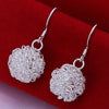 Luckacco charm hook for women girl beautiful lovely fashion 925 Sterling silver wedding Dangle Earring Jewelry factory price