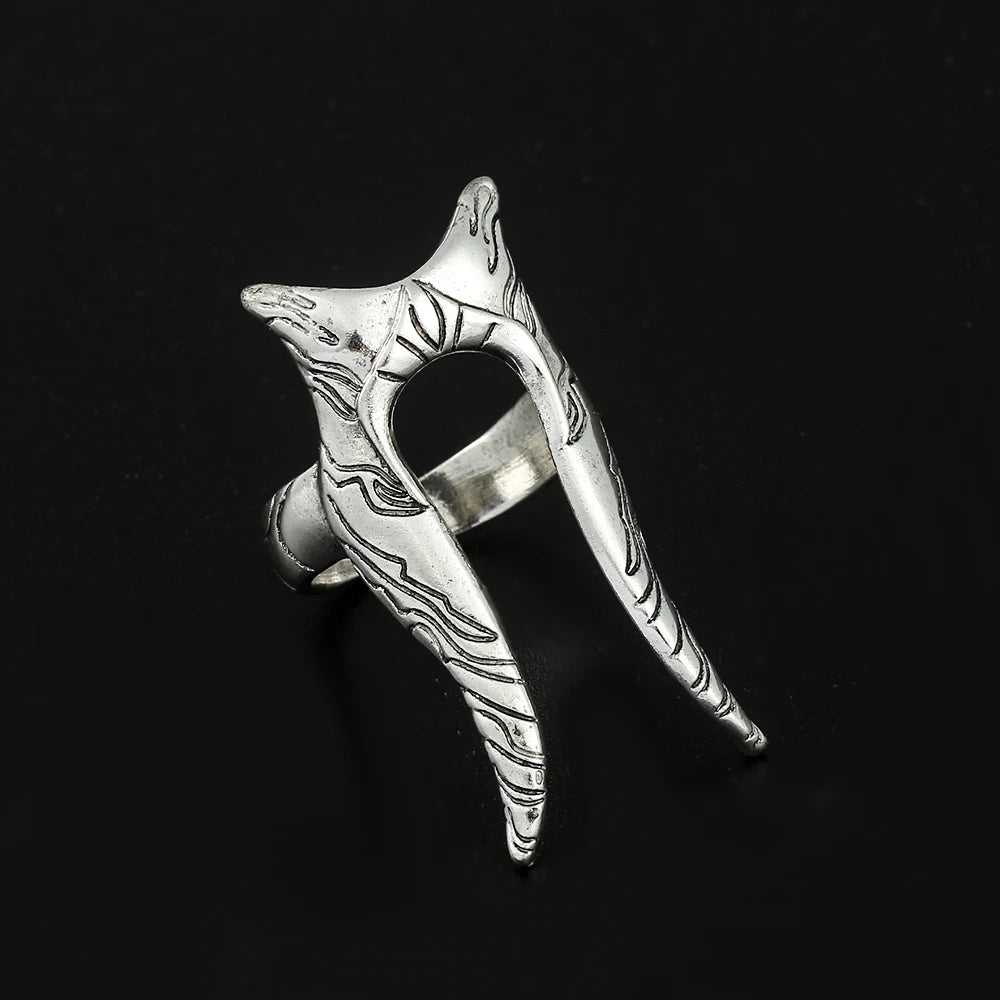 luckacco classic movie star war shaak ti rings jedi council figure finger accessories jedi knight rings jewelry for women vintage rings