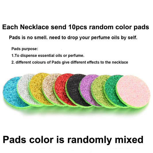 Luckacco New Aroma Kaleidoscope Retro Necklace Antique Locket Pendant Magnetic Perfume Essential Oil Diffuser Locket Aromatherapy Jewelry