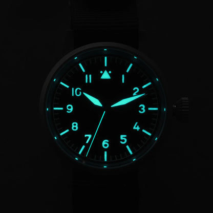 Luckacco Militado ML10 Quartz Watch VH31 Sweeping Second Movement Sapphire Crystal BGW9 Luminous 10Bar Waterproof 36.9mm Vintage Watches