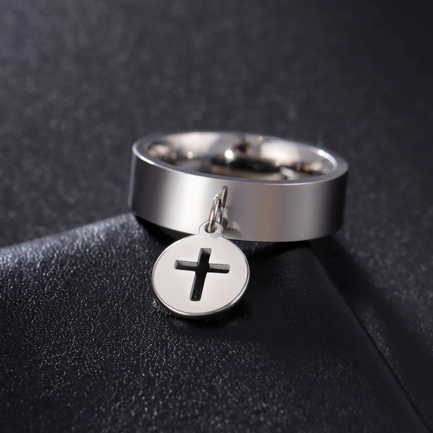 luckacco unift women stainless steel charms rings flower leaf spider paw pendant finger ring fashion minimalist couple jewelry