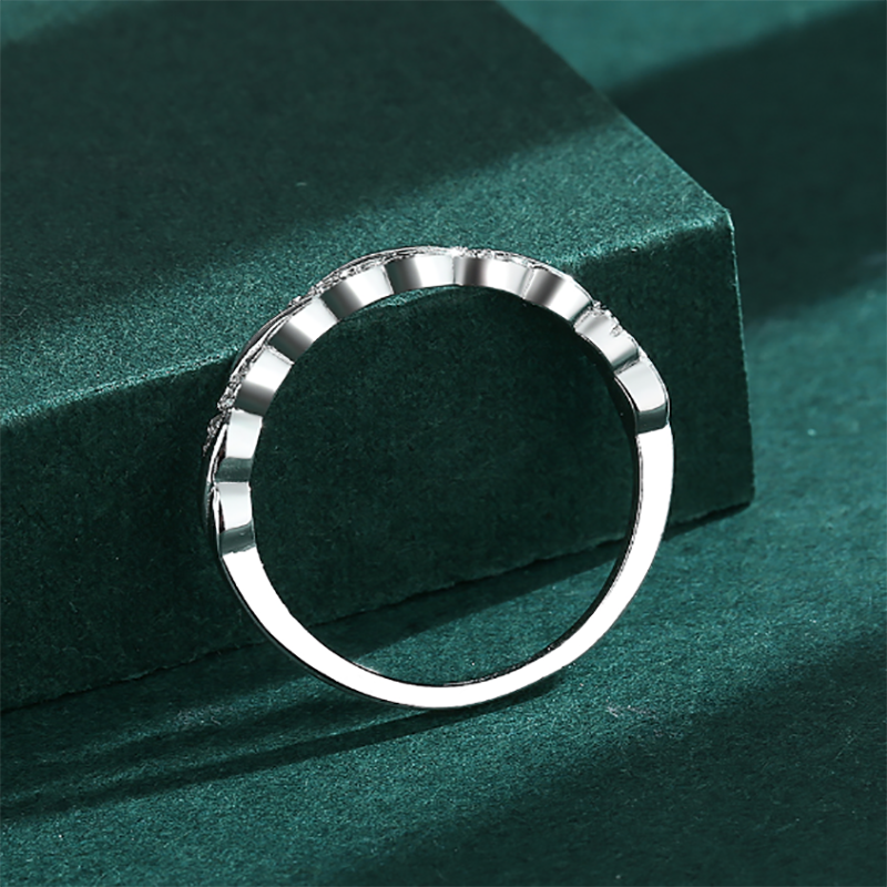 2022 NEW Fashion  Wrap Rings For Women Real S925 Silver  Elegant Finger Crystal Diamond Rhinestone Zircon Dainty  Gift Jewelry - luckacco