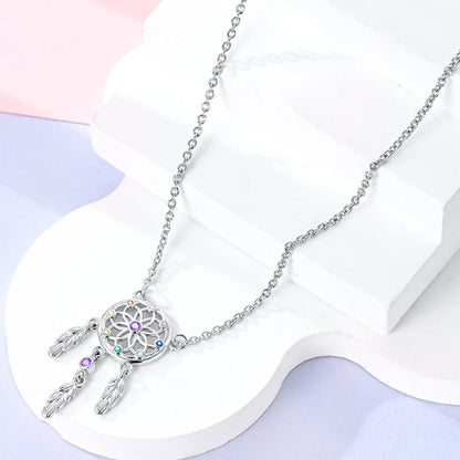 Luckacco Necklace 925 Sterling Silver Butterfly Love Heart Bear Classic Simple Adjustable Necklace For Women Girl Fashion Jewelry Gifts