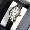Luckacco Alien Crash Melt Twist Y2K Watch kiosk Men's Fashion Trendy Retro Advanced Instagram Design Niche design creative watches hot