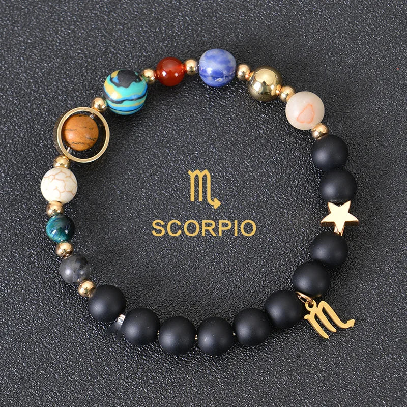 luckacco aries taurus gemini cancer leo virgo libra scorpio sagittarius capricorn aquarius pisces gifts for women 12 zodiac bracelet men