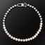 10mm Natural Freshwater Pearl Necklace For Men Hip-hop Niche Stainless Steel Round Bead Stitching Necklaces Fashion Jewelry Gift - luckacco
