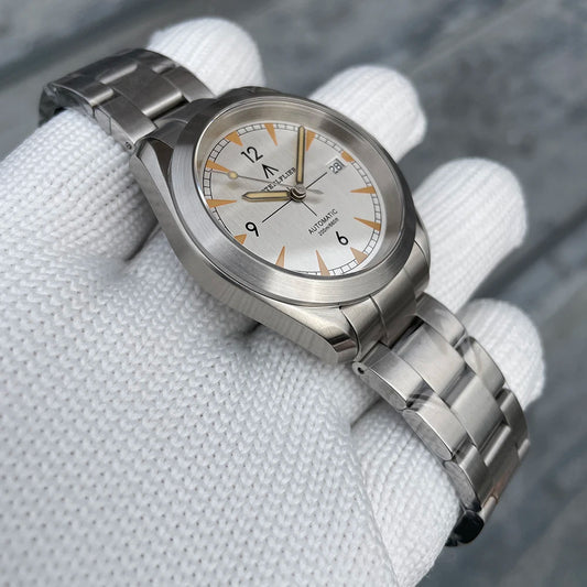 Luckacco STEELFLIER Official SF751 Luxury Fashion Mechanical Wristwatch NH35 Movement Super Luminous 20Bar Waterproof Classic Dive Watch