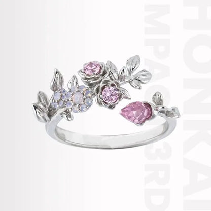 Luckacco Game Honkai Impact 3 Elysia Cosplay Ring Alloy Opening Adjustable Women Jewelry Accessories Prop