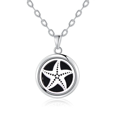 Luckacco New Tree Of Life Aromatherapy Necklace Stainless Steel Essential Oil Diffuser Amulet Perfume Locket Pendant Women Jewelry Gift
