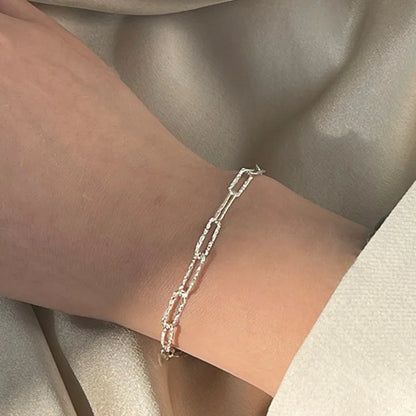 Luckacco Fashion Double Layered Crystal Pearl Splicing Beaded Bracelets for Women Ethnic Crystal Beads Wrap Bracelet Bangle Jewelry Gifts