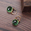 Women\\\\'s Elegant Luxury Delicate Red Green Austrian Crystal Ball Heart Earrings Fashion Party Jewelry Birthday Gifts - luckacco