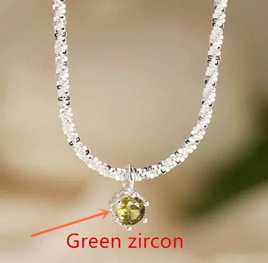 Luckacco Luxury 925 Sterling Silver Olive Beads Snake Bone Necklace Fashion Italian Silver Necklace Jewelry for Men and Women