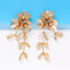 Pearl Earring For Women Gold Color Crystal Beaded Drop Earrings Trendy Jewelry Statement Earrings Brincos Gift