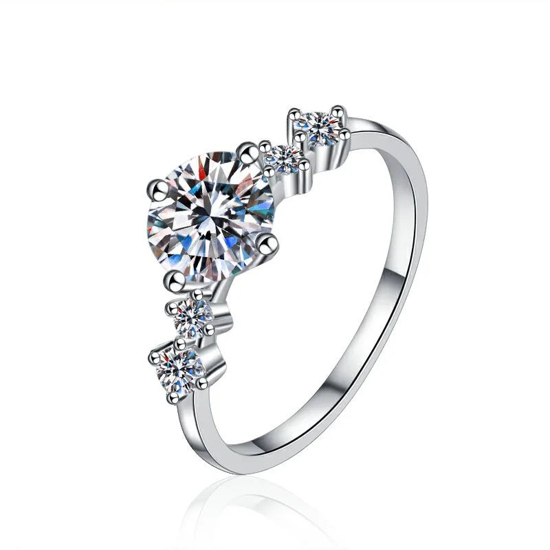 luckacco european and american fashionable stainless steel women's rings party repurchase gifts